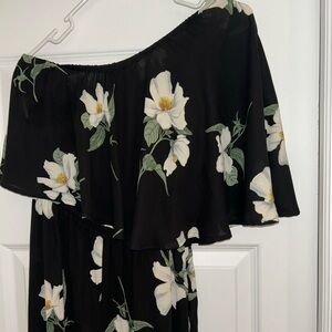 Floral One Shoulder jumpsuit
